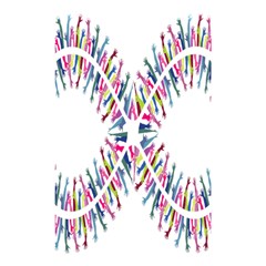 Free Symbol Hands Shower Curtain 48  X 72  (small)  by Mariart