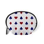 Playing Cards Hearts Diamonds Accessory Pouches (Small)  Back