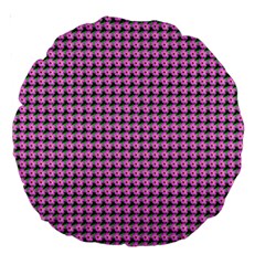 Pattern Grid Background Large 18  Premium Round Cushions by Nexatart
