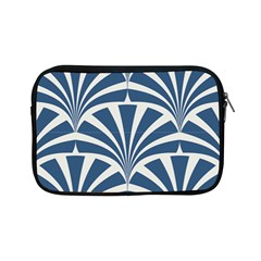 Teal,white,art Deco,pattern Apple Ipad Mini Zipper Cases by NouveauDesign