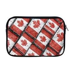 Canadian Flag Motif Pattern Apple Macbook Pro 17  Zipper Case by dflcprints