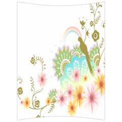 Wreaths Sexy Flower Star Leaf Rose Sunflower Bird Summer Back Support Cushion by Mariart