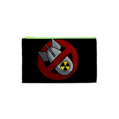 No Nuclear Weapons Cosmetic Bag (xs) by Valentinaart