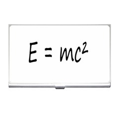 E=mc2 Gravity Formula Physics Business Card Holders by picsaspassion