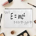 E=mc2 formula physics relativity Cosmetic Bag (Large)  Front
