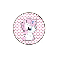 Baby Unicorn Hat Clip Ball Marker by Valentinaart