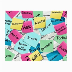 Stickies Post It List Business Small Glasses Cloth (2-side) by Celenk