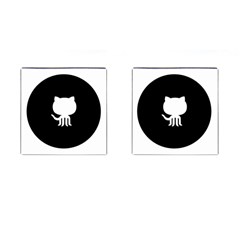 Logo Icon Github Cufflinks (square) by Celenk