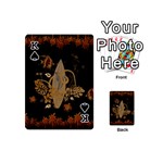 Hawaiian, Tropical Design With Surfboard Playing Cards 54 (Mini)  Front - SpadeK