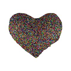 Pattern Standard 16  Premium Heart Shape Cushions by gasi