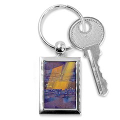 Up Down City Key Chains (rectangle)  by berwies