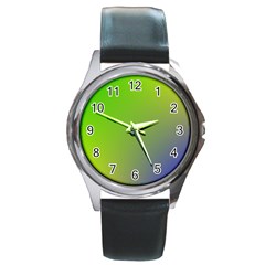 Pattern Round Metal Watch by gasi