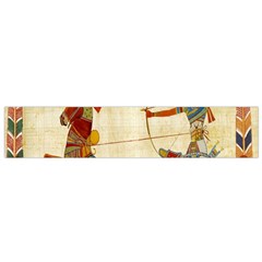 Egyptian Tutunkhamun Pharaoh Design Small Flano Scarf by Celenk