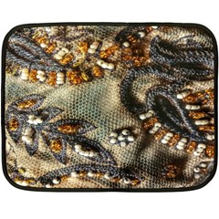 Texture Textile Beads Beading Double Sided Fleece Blanket (mini)  by Celenk