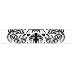 Ancient Parade Ancient Civilization Small Flano Scarf by Celenk
