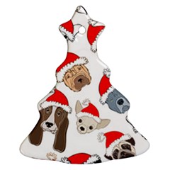 Christmas Puppies Christmas Tree Ornament (two Sides) by allthingseveryone