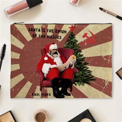 Karl Marx Santa  Cosmetic Bag (xl) by Valentinaart