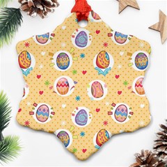 Fun Easter Eggs Ornament (snowflake) by allthingseveryone
