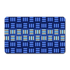 Textiles Texture Structure Grid Magnet (rectangular) by Celenk