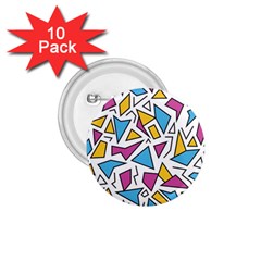 Retro Shapes 01 1 75  Buttons (10 Pack) by jumpercat