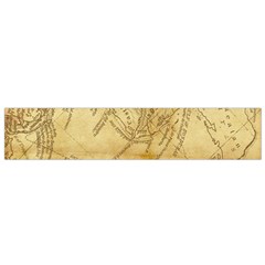 Vintage Map Background Paper Small Flano Scarf by Celenk