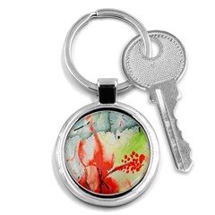 Fabric Texture Softness Textile Key Chains (round)  by Celenk