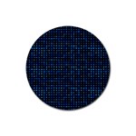Sci Fi Tech Circuit Rubber Coaster (Round)  Front