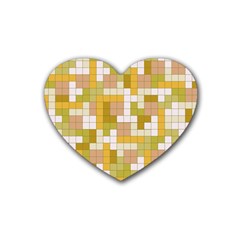 Tetris Camouflage Desert Heart Coaster (4 Pack)  by jumpercat