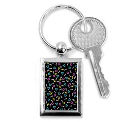 Retro Wave 3 Key Chains (rectangle)  by jumpercat