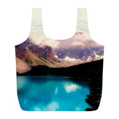 Austria Mountains Lake Water Full Print Recycle Bags (l)  by BangZart