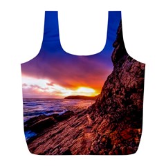South Africa Sea Ocean Hdr Sky Full Print Recycle Bags (l)  by BangZart