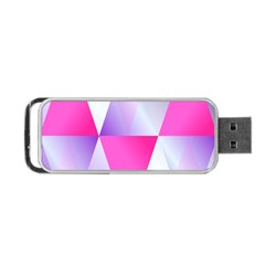 Gradient Geometric Shiny Light Portable Usb Flash (one Side) by BangZart