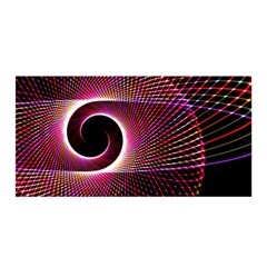 Grid Bent Vibration Ease Bend Satin Wrap by BangZart