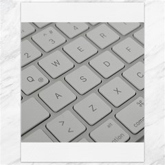 Keyboard Letters Key Print White Canvas 12  X 16   by BangZart