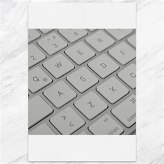 Keyboard Letters Key Print White Canvas 12  X 18   by BangZart