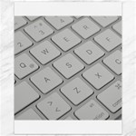 Keyboard Letters Key Print White Canvas 11  x 14   10.95 x13.48  Canvas - 1