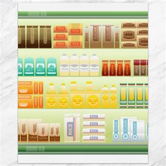 Supermarket Shelf Coffee Tea Grains Canvas 16  X 20   by Celenk