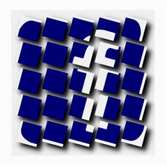 Facebook Social Media Network Blue Medium Glasses Cloth by Celenk