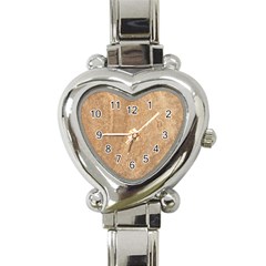 Rock Tile Marble Structure Heart Italian Charm Watch by Celenk