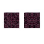 Modern Ornate Pattern Cufflinks (Square) Front(Pair)