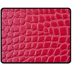 Textile Texture Spotted Fabric Fleece Blanket (medium)  by Celenk
