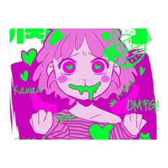 Fujoshi Double Sided Flano Blanket (mini)  by psychodeliciashop