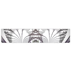 Fractal Delicate Intricate Small Flano Scarf by Celenk