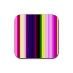 Abstract Background Pattern Textile 2 Rubber Coaster (square)  by Celenk