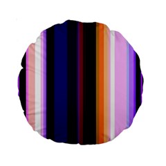 Abstract Background Pattern Textile 3 Standard 15  Premium Round Cushions by Celenk