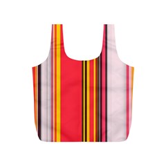 Abstract Background Pattern Textile Full Print Recycle Bags (s)  by Celenk