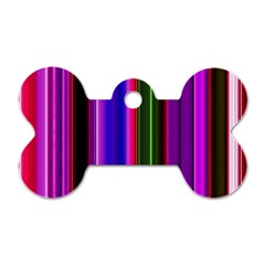 Abstract Background Pattern Textile 4 Dog Tag Bone (two Sides) by Celenk