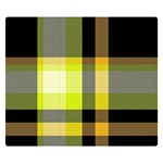 Tartan Abstract Background Pattern Textile 5 Double Sided Flano Blanket (Small)  50 x40  Blanket Back