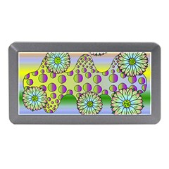Amoeba Flowers Memory Card Reader (mini) by CosmicEsoteric