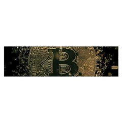 Bitcoin Cryptocurrency Blockchain Satin Scarf (oblong) by Celenk